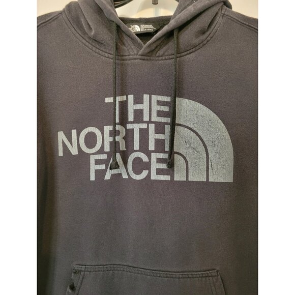 The North Face Black Pullover Hoodie Size Medium Mens - Picture 2 of 12